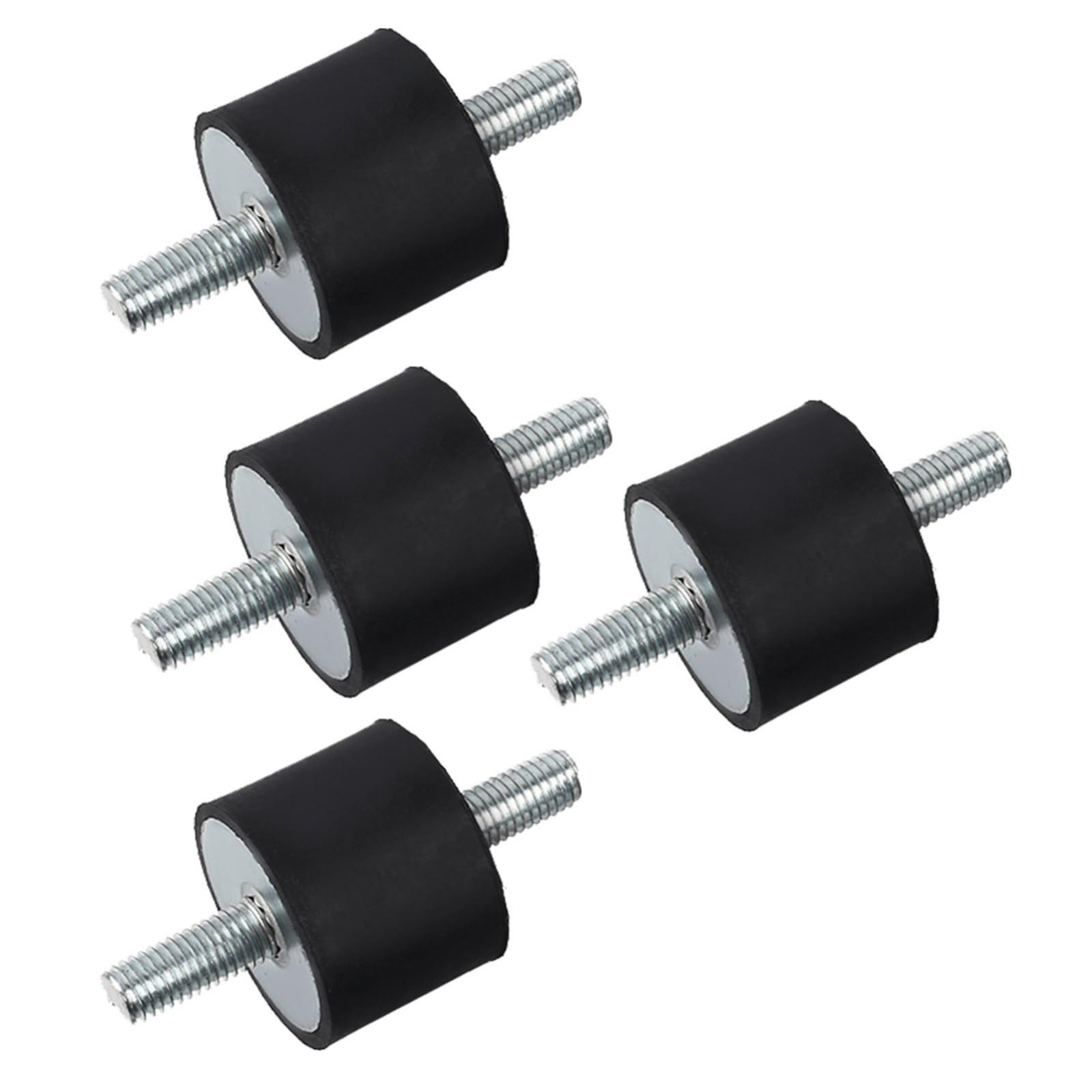 M10 Gummihalterungen, Luftkompressor pumpe Stoßdämpfer Anti-Vibrations-Silentblock Generator Motorhalterungen Auto Boot Spulen Stoßdämpfer, Black 40X30mm