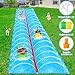 Slip and Slide, 30ft x 6ft Lawn Water Slip n Slide with 2 Inflatable Boards, Double Lane Water Slides with Build in Sprinkler for Big Kids Ages 8-12 and Abults, Outdoor Backyard Waterslide Play Toy