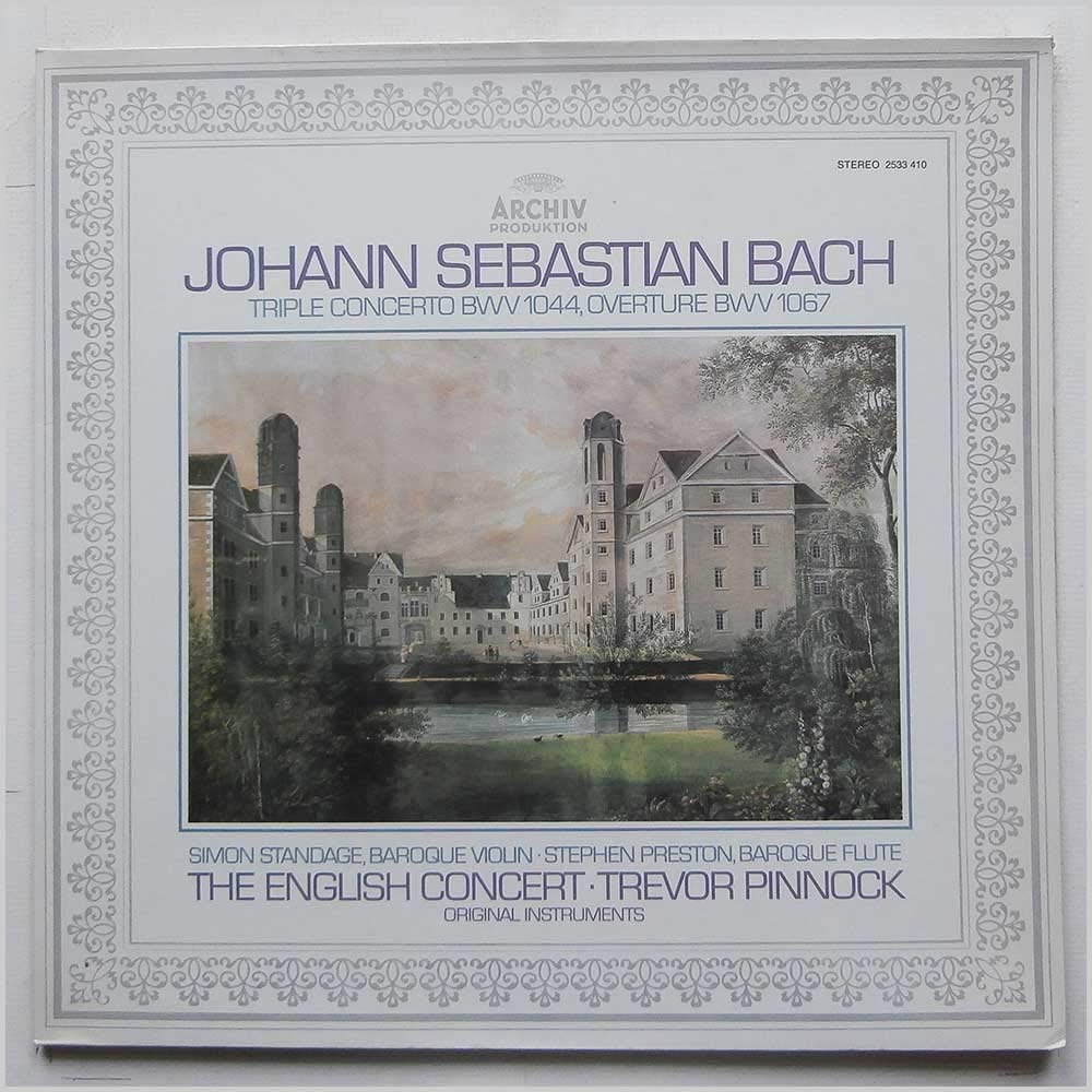 Johann Sebastion Bach: Triple Concerto BWV 1044, Overture BWV 1067 [LP]