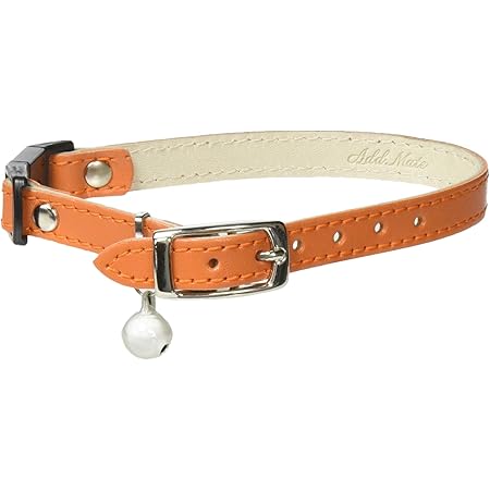 Amazon アドメイト 首輪 レザースタイルキャットカラー オレンジ 猫用 S サイズ アドメイト Add Mate 首輪 通販