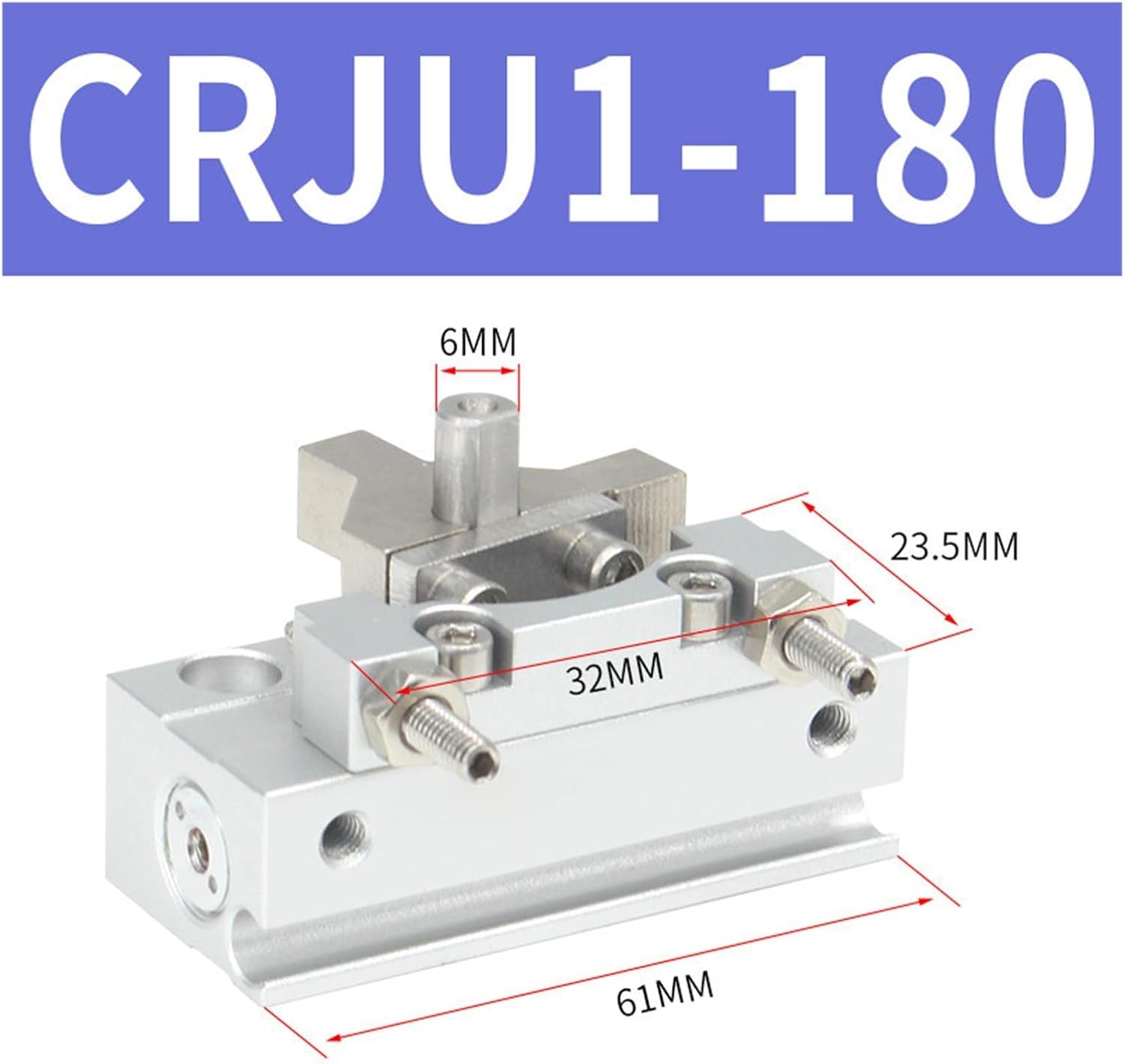 Micro Swing Cylinder CRJB05-180CRJU05-90/CRJU1-90CRJB1-100-100E-190E(CRJU1-180)