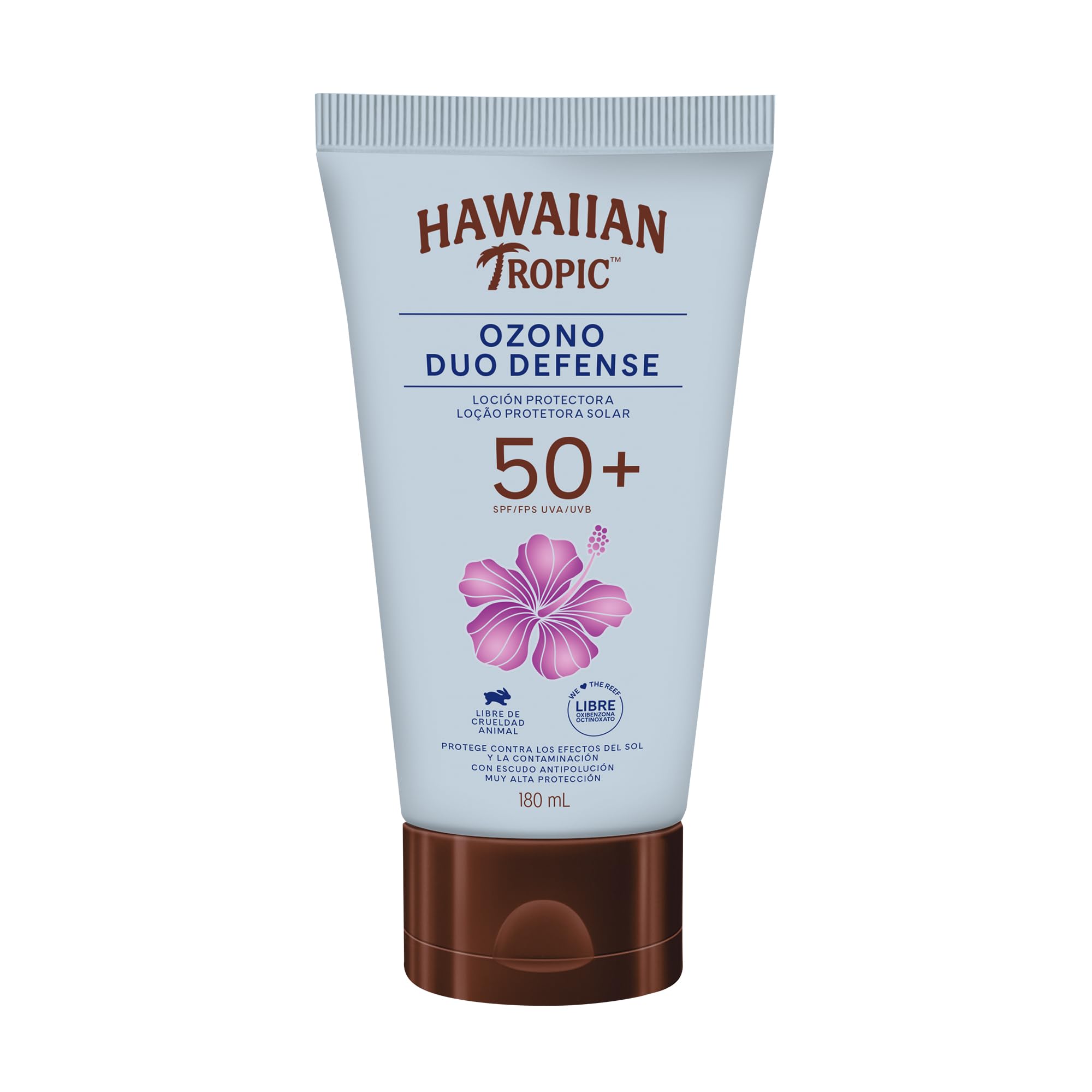 Hawaiian Tropic Protetor Solar Ozono FPS 50+ 180ml