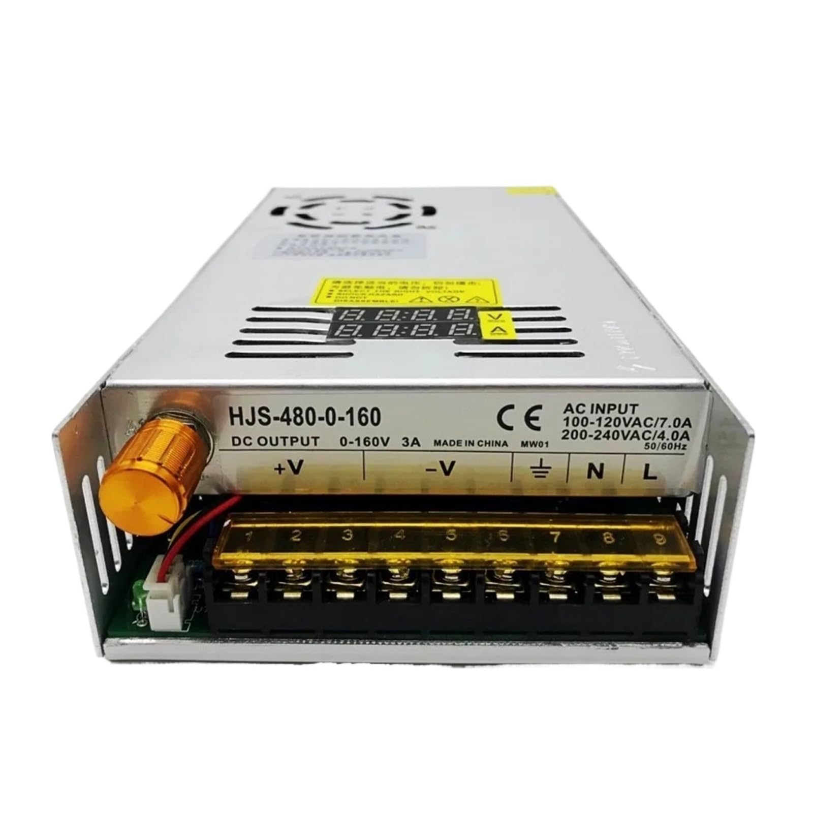 Alimentation réglable 480W pour ajuster la tension de 0 à 48V avec précision