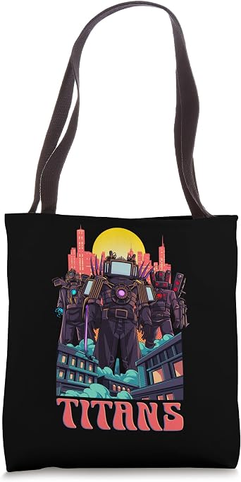 Skibidi Toilet Overload Tote Bag