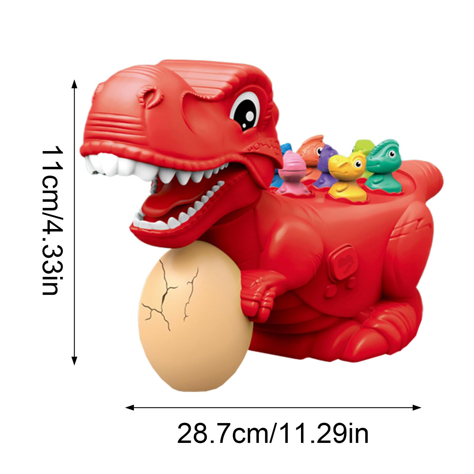 Genérico Hammerspielzeug, Schlagspiel für Kinder, interaktives Dinosaurier | Spielzeug mit Sound und Licht, Feinmotorik mit Spielzeug für frühe Entwicklung