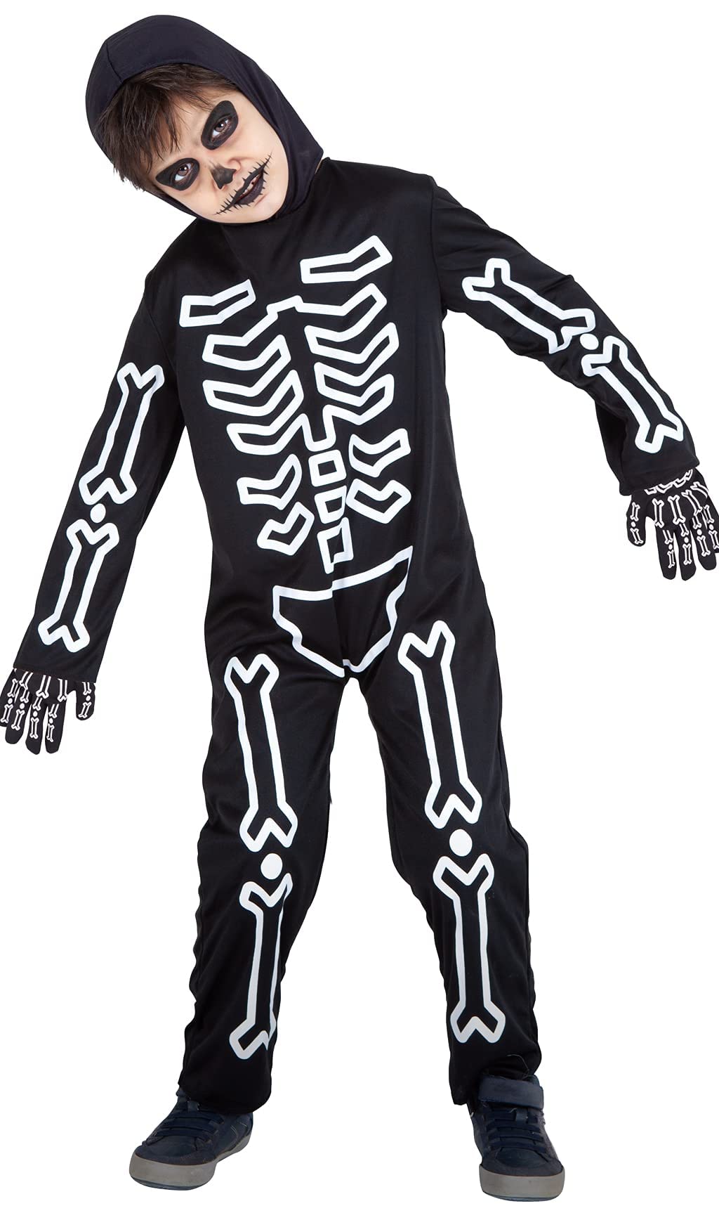 Rubies Costume Ossitos Glow in Dark per bambini e ragazze, per Halloween, carnevale, compleanno e Natale