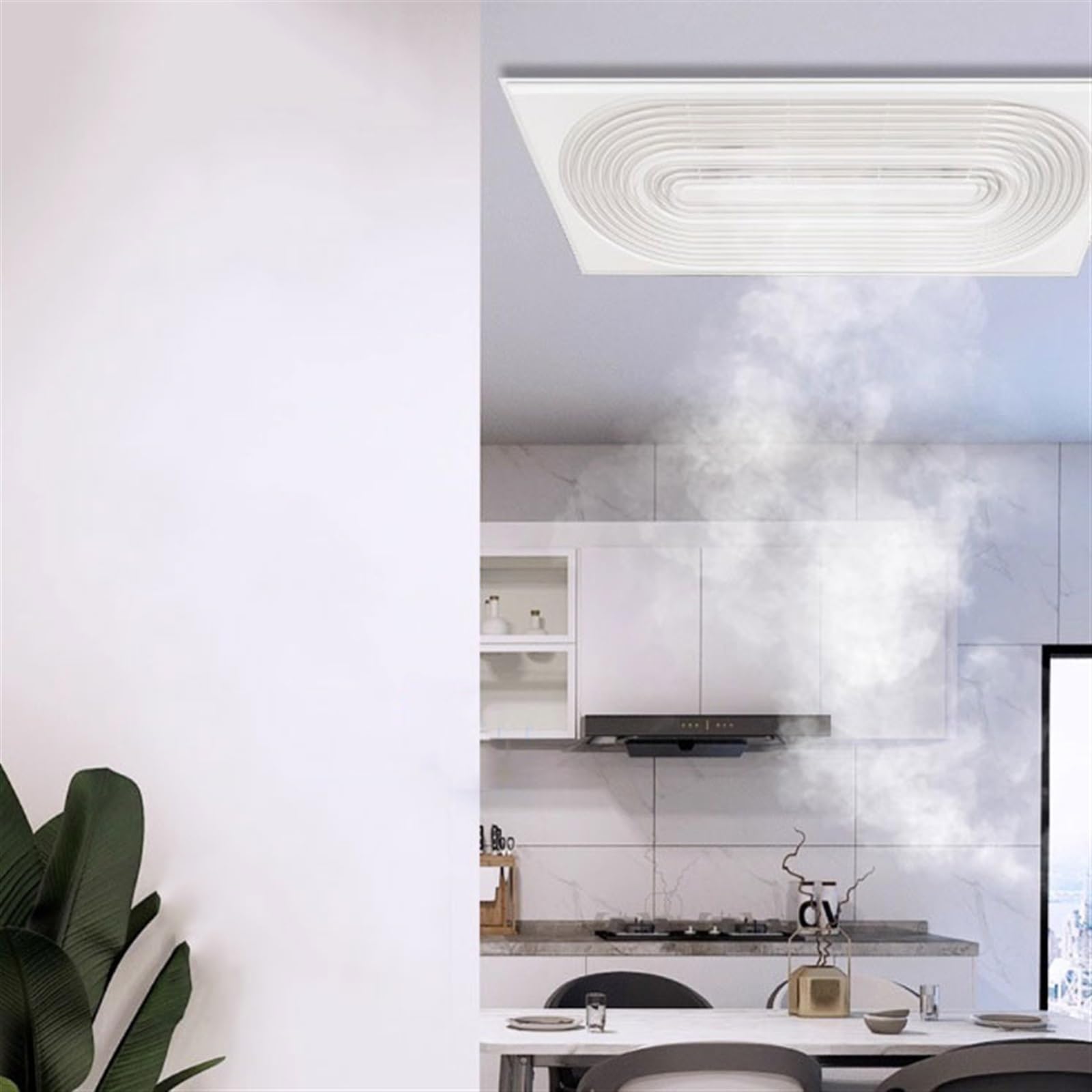Estrattore da bagno, aspiratore da cucina per bagno, potente, silenzioso, 30 × 60, ventilatore di ventilazione ad alta potenza, doppio motore