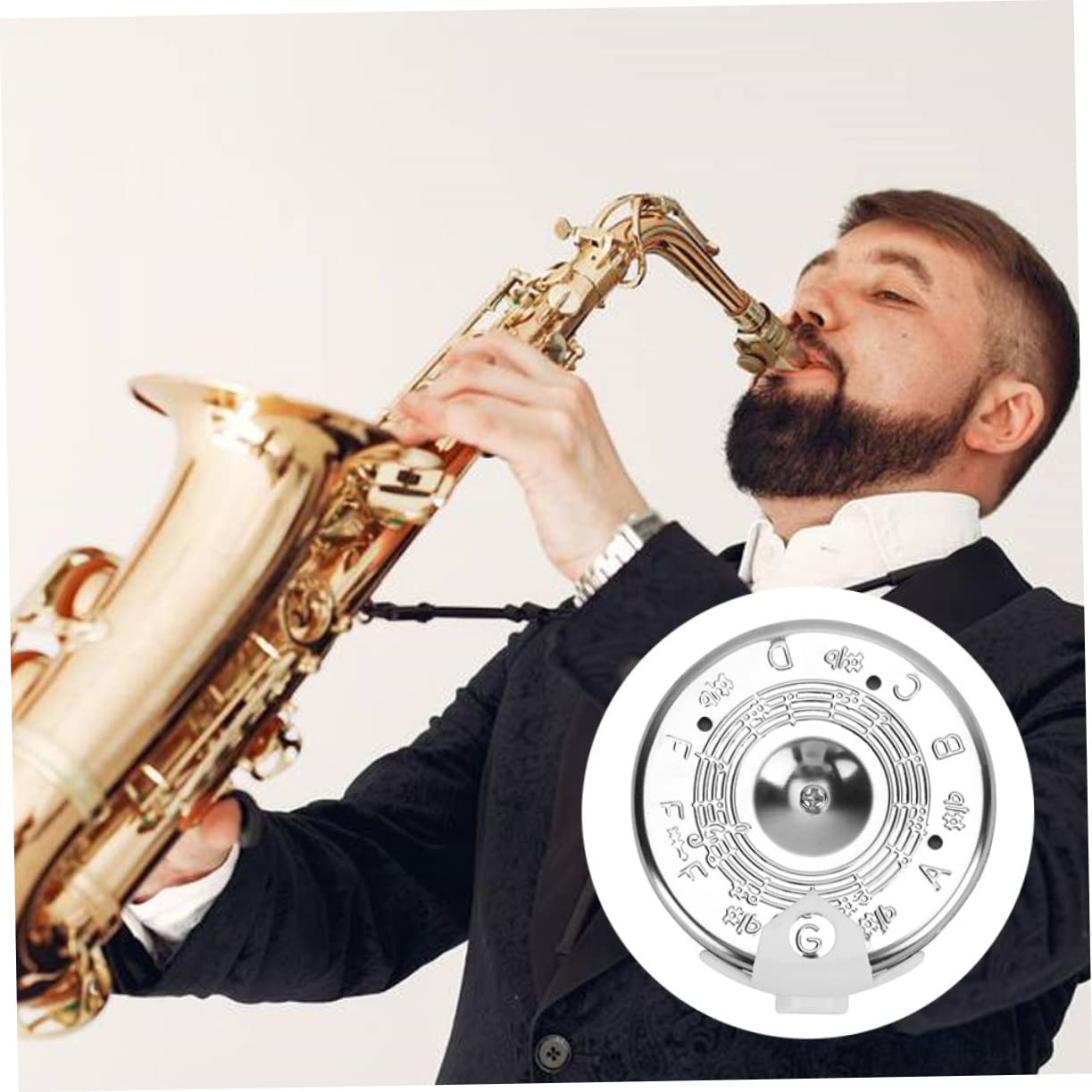 ibasenice 4pezzi Accordatore Toni Per Chitarra e Violino Tubi Di Accordatura C-c Strumento Musicale Compatto e Portatile Ottimo Per Insegnanti Di Musica e Cori