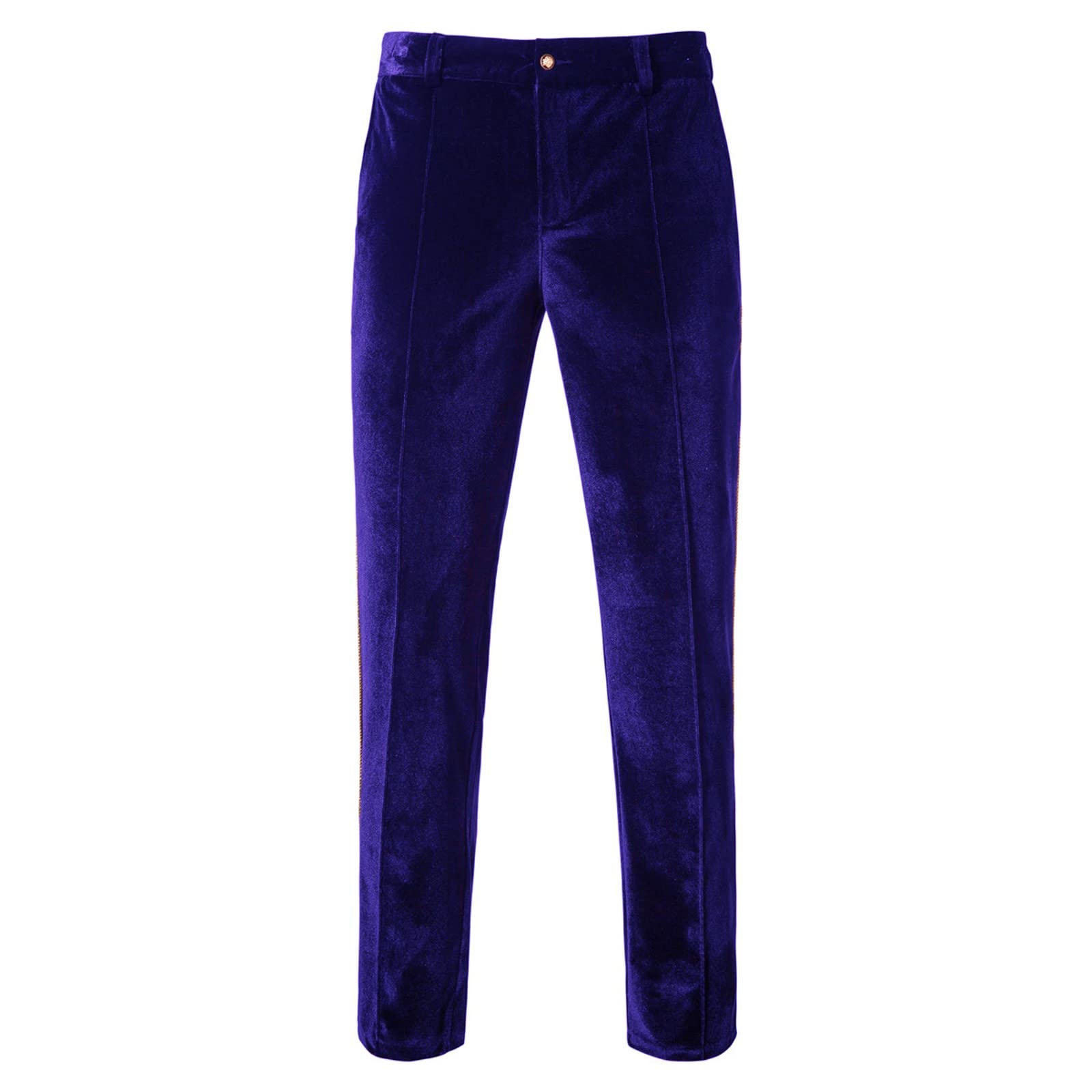 Generisch Tuta da uomo in velluto, elegante e casual, set da due pezzi, blazer smoking, slim fit, giacca e pantaloni da uomo, per cena, matrimonio