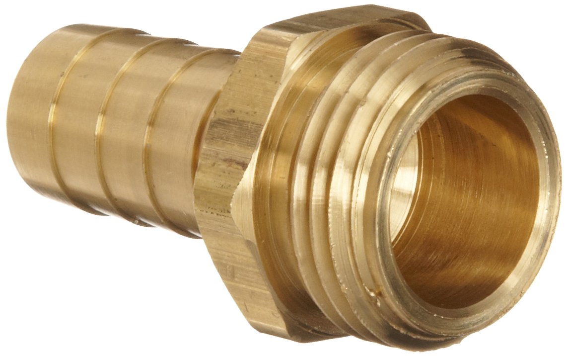 Dixon BCM76 Brass Hose Fitting, Machined Coupling, 3/4" GHT Male x 3/4" Hose ID Barbed: Industrial & Scientific