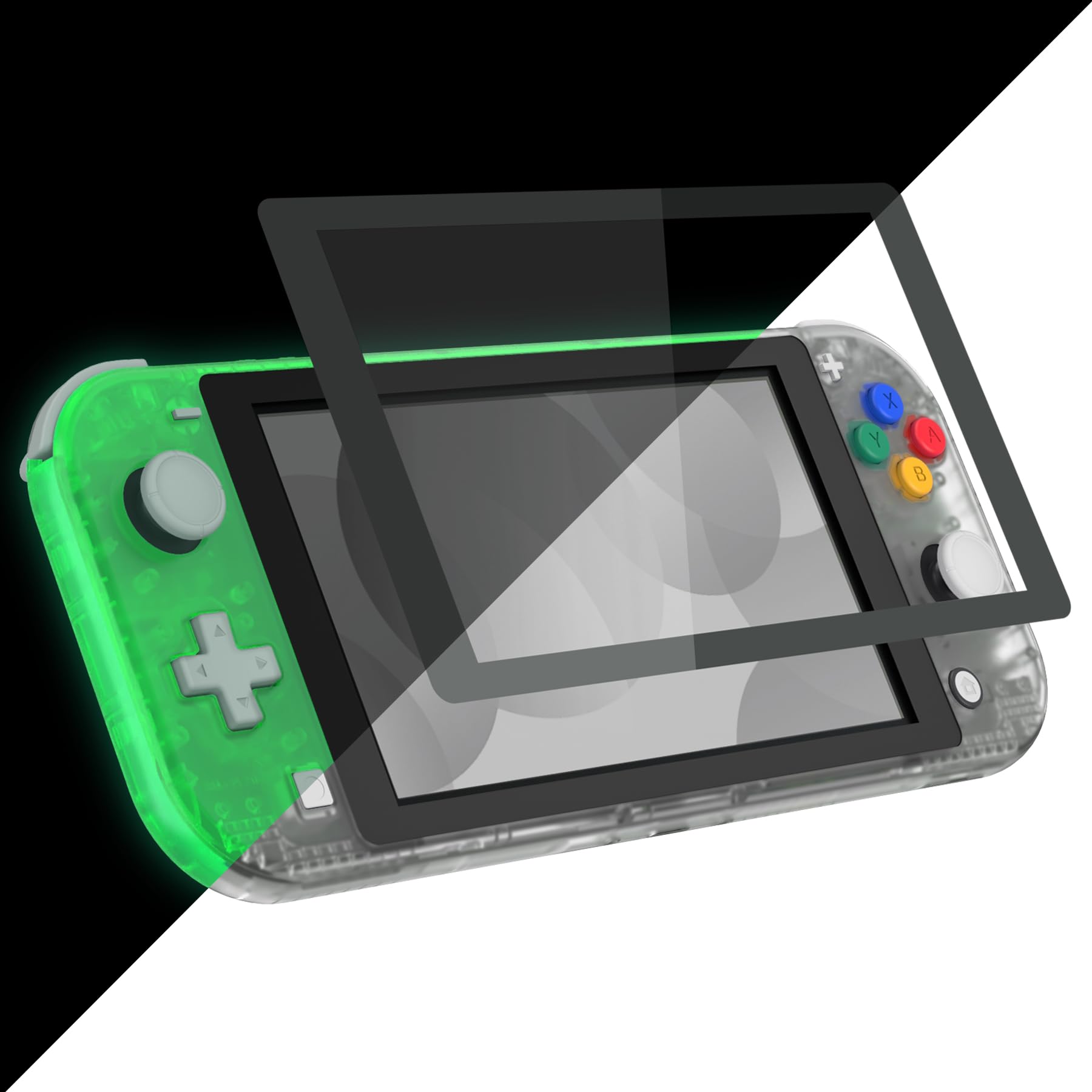 eXtremeRate Glow in Dark - Green DIY Replacement Shell for