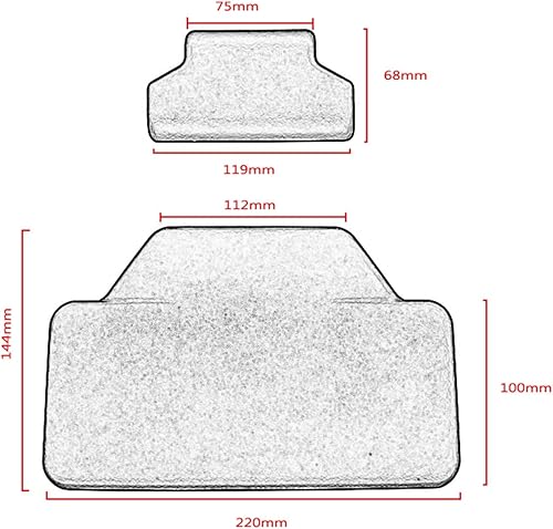 Miniatura 2 de Motorcycle Rear Seat Pad Passenger Backrest Back Pad Rear Saddlebag Trunk for BMW R1200GS R1250GS LC ADV R 1200 GS R 1250 GS 2014-2022 2021