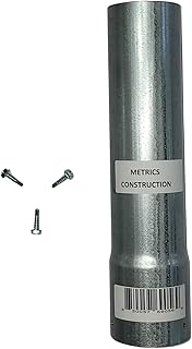 Fence Post Extender. Choose Color: Silver, Black, Green. Choose Size: Diameter 1-5/8", 1-7/8", 2-3/8", and Length (Rise) 6 inches up to 36 inches. Also Customized