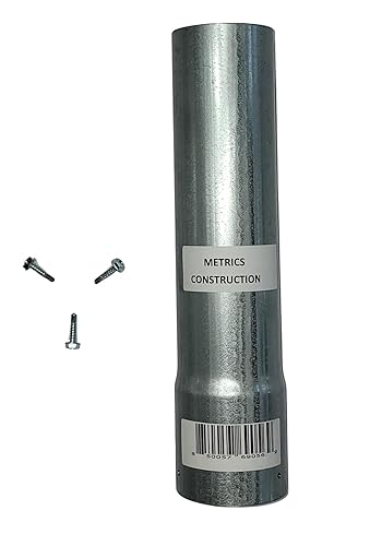 Extensor de poste de valla. Elija color plata, negro, verde. Elija tamaño diámetro 1-58 pulgadas, 1-78 pulgadas, 2-38 pulgadas, y longitud