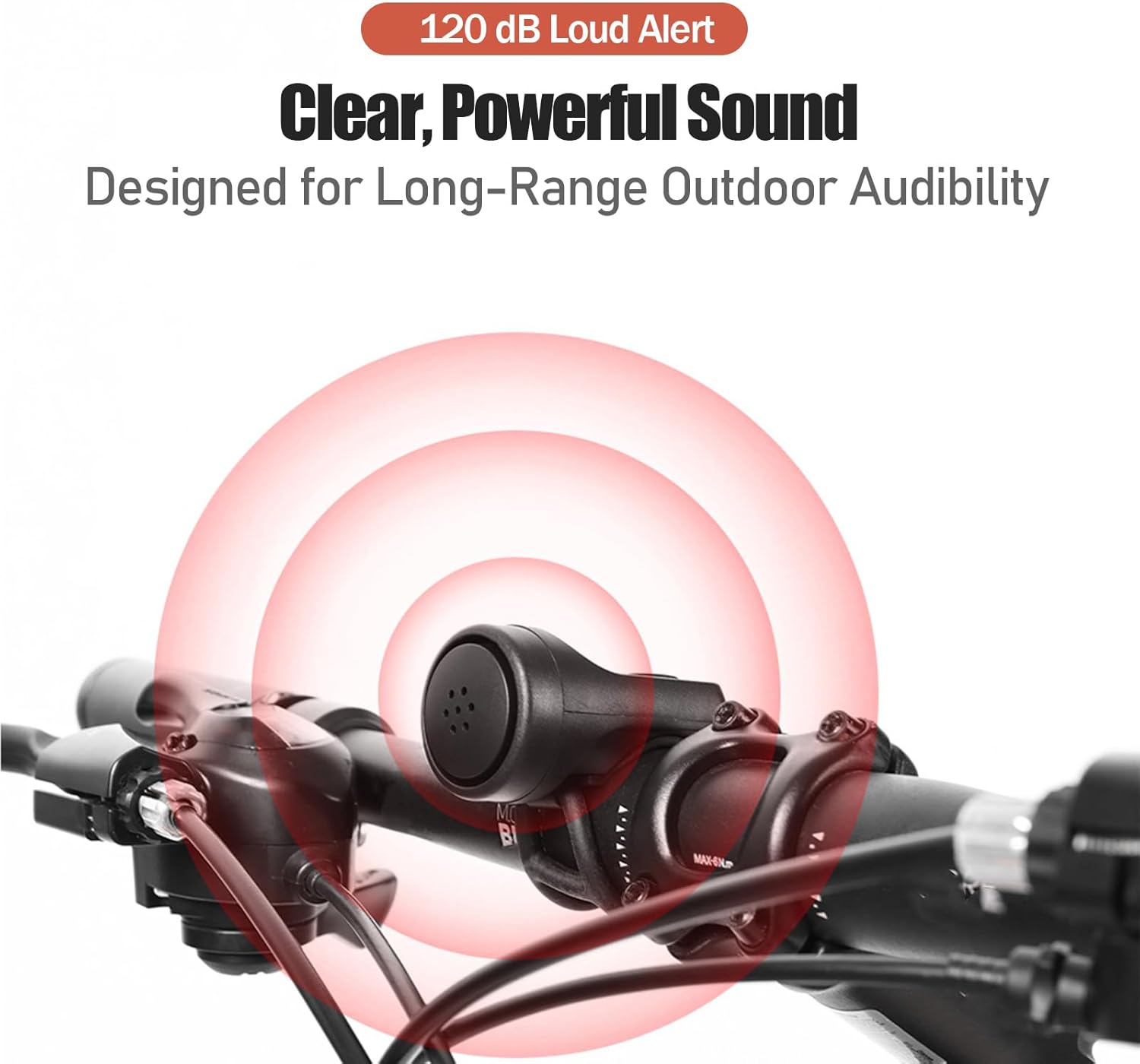 Bike Horn for Felt IA FRD 2015, 120dB Loud Bicycle Horns USB Charging Bell Horn for Mountain Bicycle Scooter Ebike Easy Installation Bike Accessories