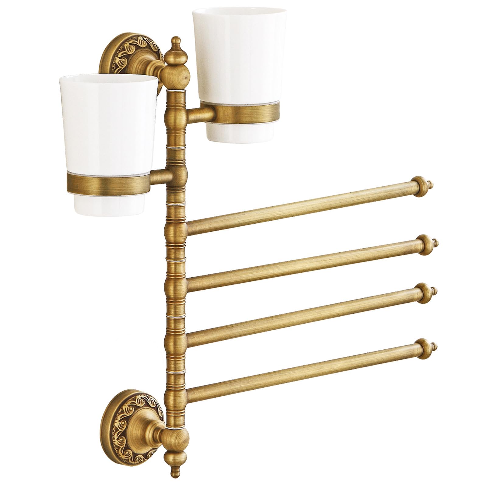 Robinet cascade de comptoir pour vasque retro en cuivre