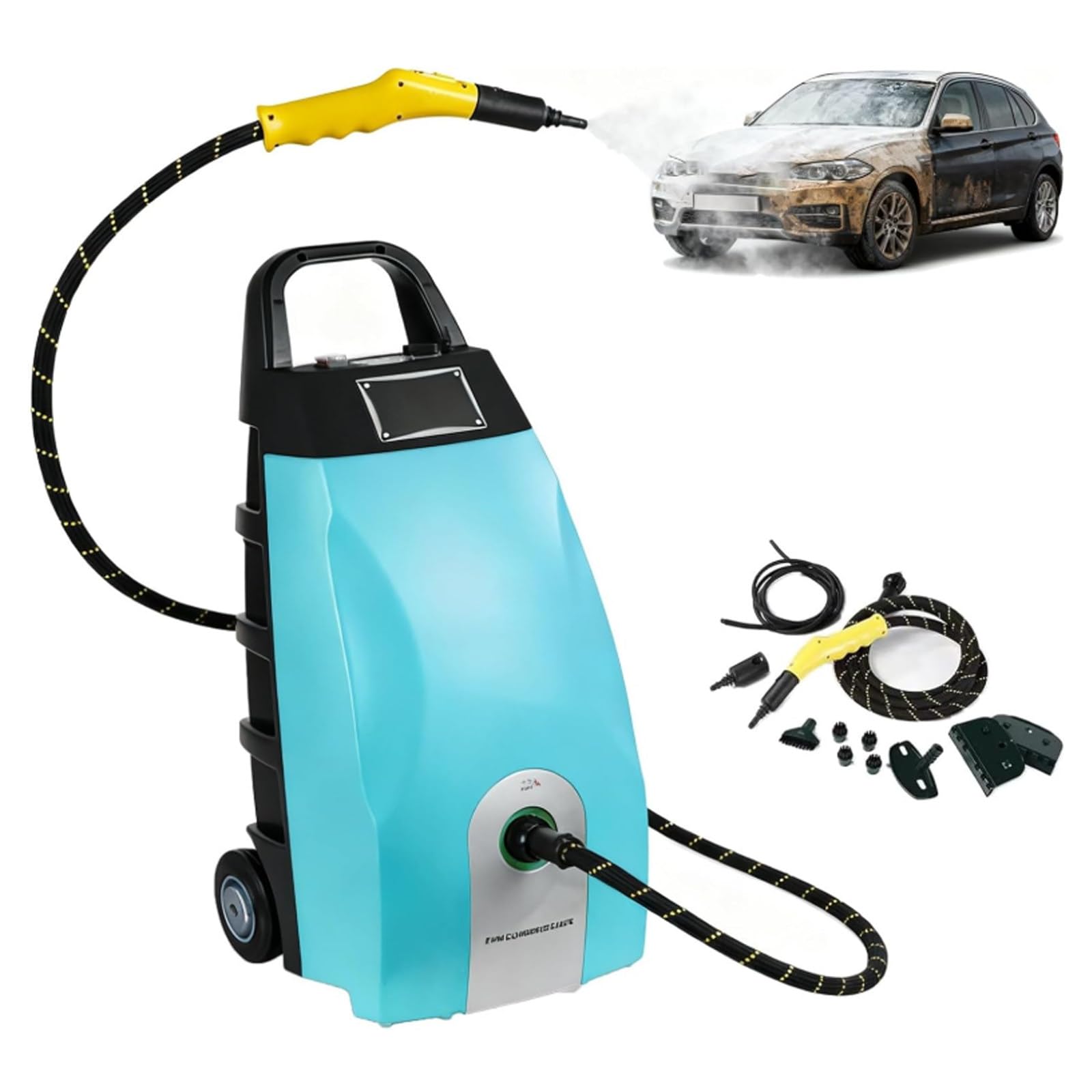 Multi-Purpose Steam Cleaner - 3000W High-Pressure Continuous Steam Washer for Home Car Hotel AC Cleaning Floor Steam Cleaner