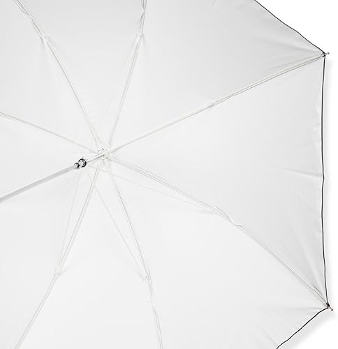 Miniatura 4 de UNPLUGGED STUDIO Paraguas blanco de 33 pulgadas (costilla de fibra de vidrio) UN-030