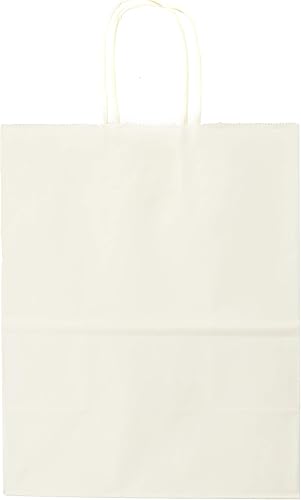 Miniatura 2 de Bolsas blancas de papel kraft con asas la solución perfecta para un baby shower para las golosinas y dulces de un cumpleaños regalos y compras