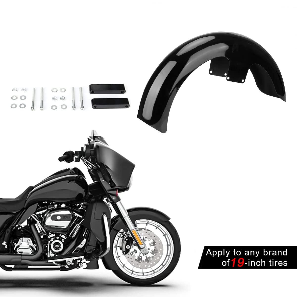 Amazon | 19インチ アップグレードバージョン マッドガード フロント