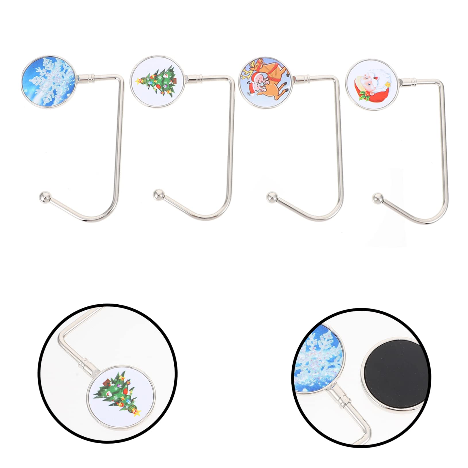 Cabilock 3 Ensembles Lot De 3 Crochets Pour De Noël Cintres Multiples Pendentifs De Noël Crochets Pour Chaussettes De Pinces Pour De Cintres Pour De 4 pièces * 3