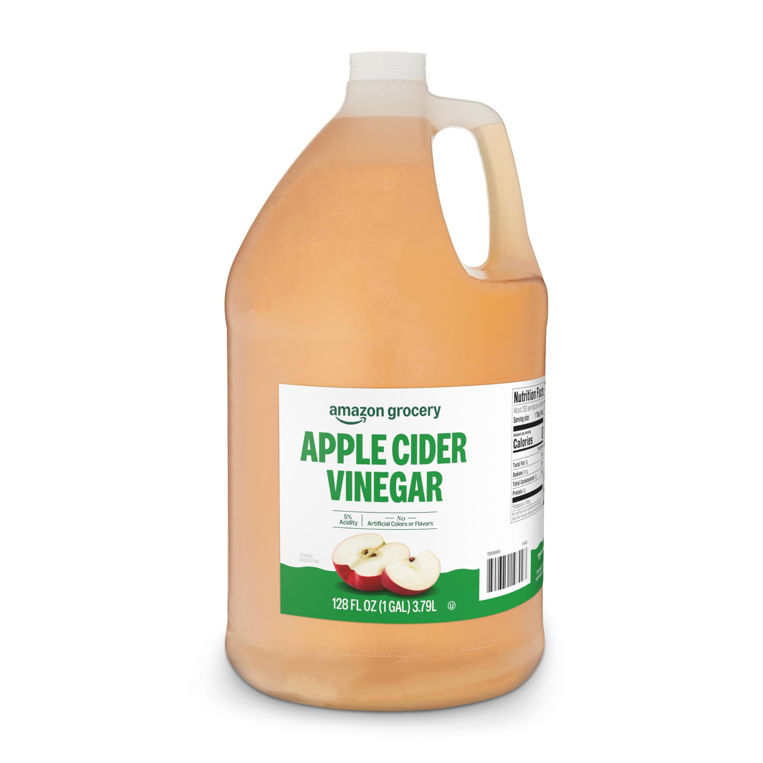 Amazon Grocery, Apple Cider Vinegar, 1 Gallon, 128 Fl Oz