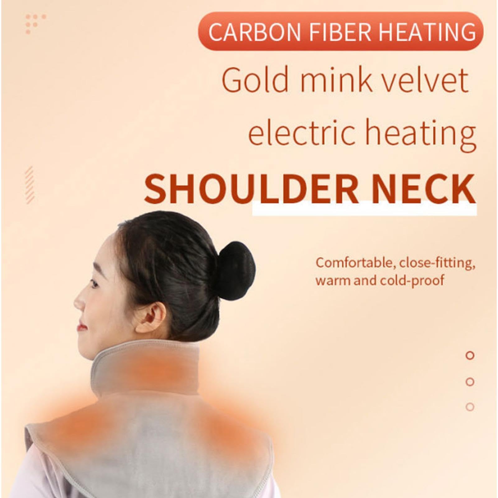 Almohadilla térmica eléctrica para cuello 3 Temperaturas Ajustables