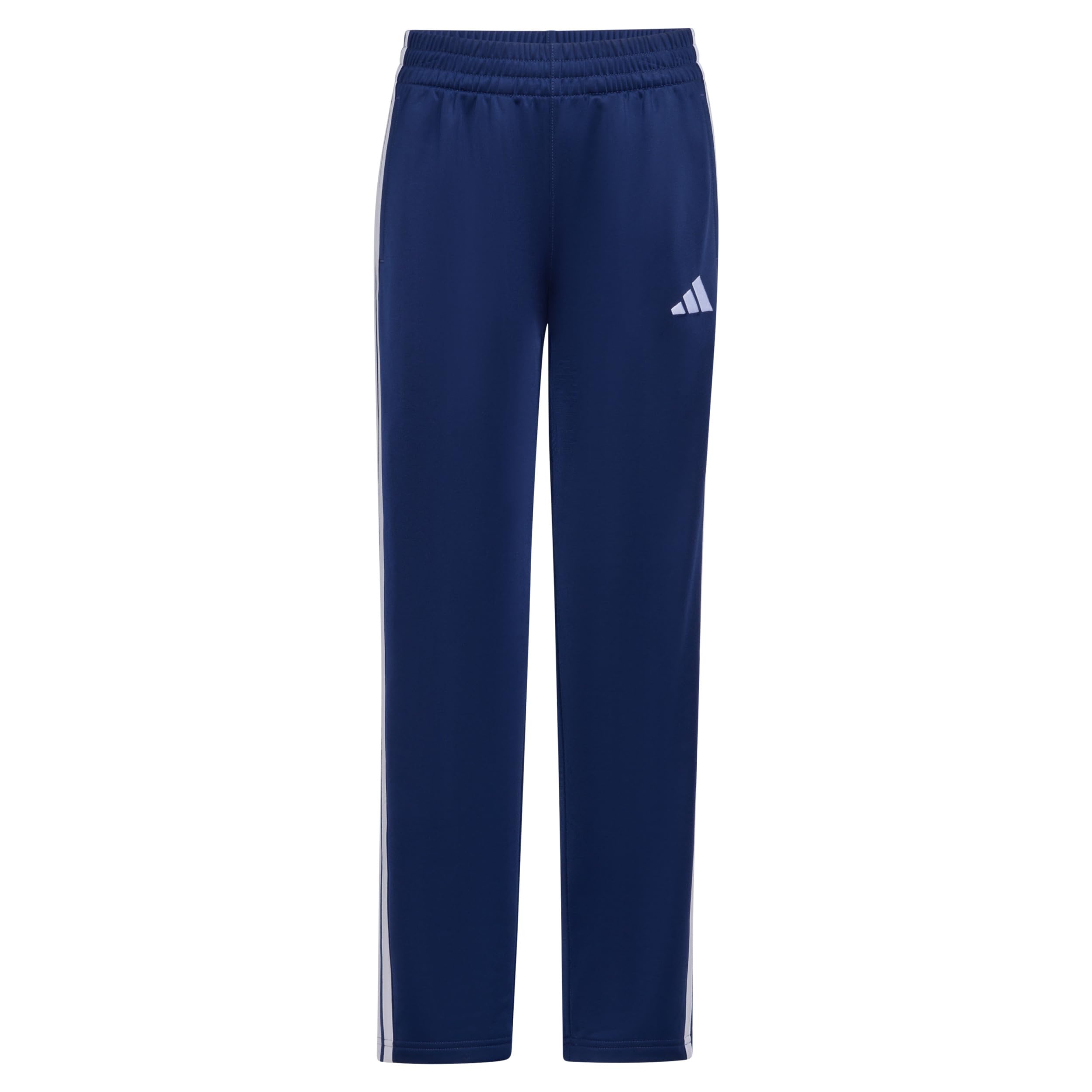 adidas Boys Straight 3 Stripe Straight Leg Pant