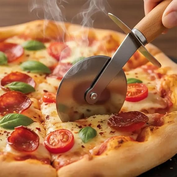 Dr.Maya® Minik Şef Seti | 6 parça | Multi (lahmacun) Taş Fırın Makinesi + 5 Farklı Mutfak Gereci (Kırmızı)