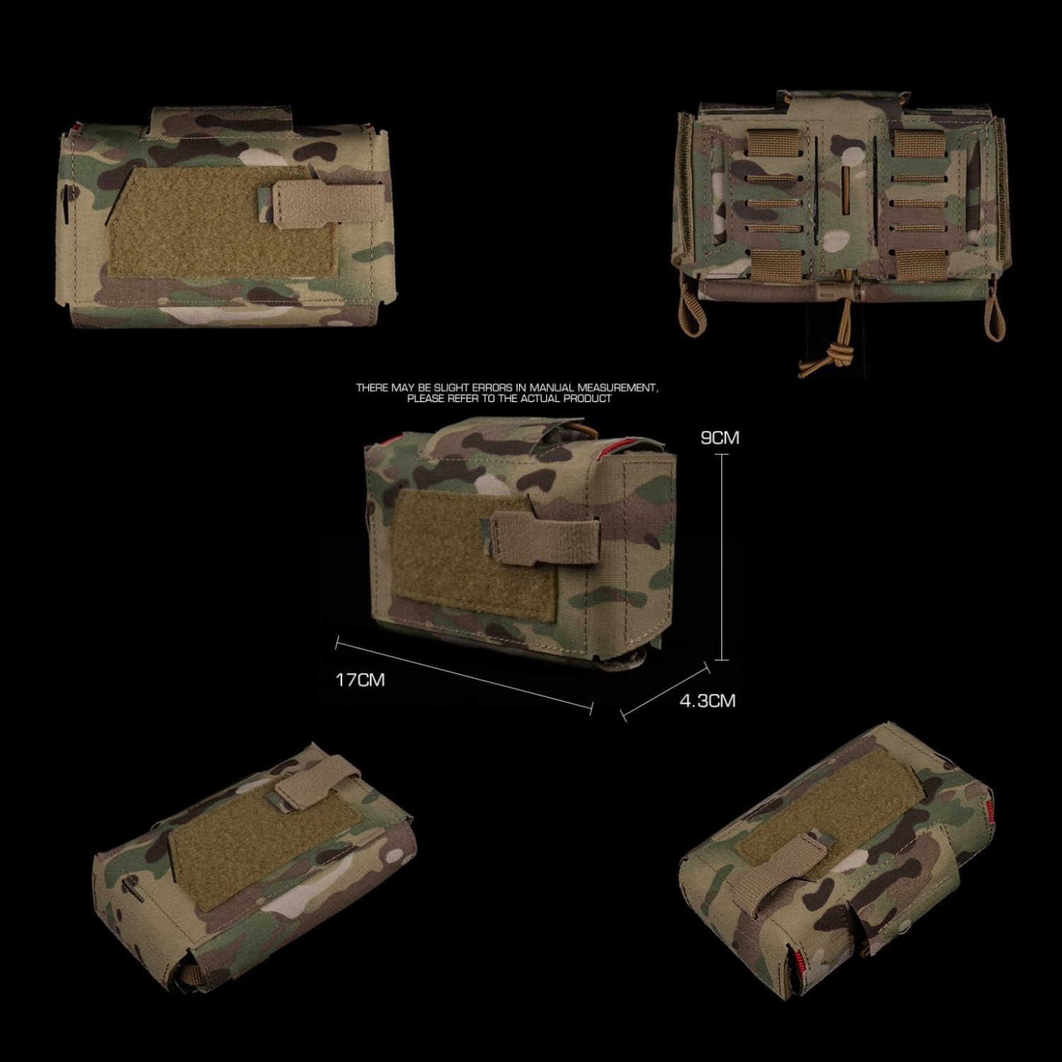IFAK - Custodia compatta per trauma MOLLE, a sgancio rapido, per airsoft, cintura da combattimento
