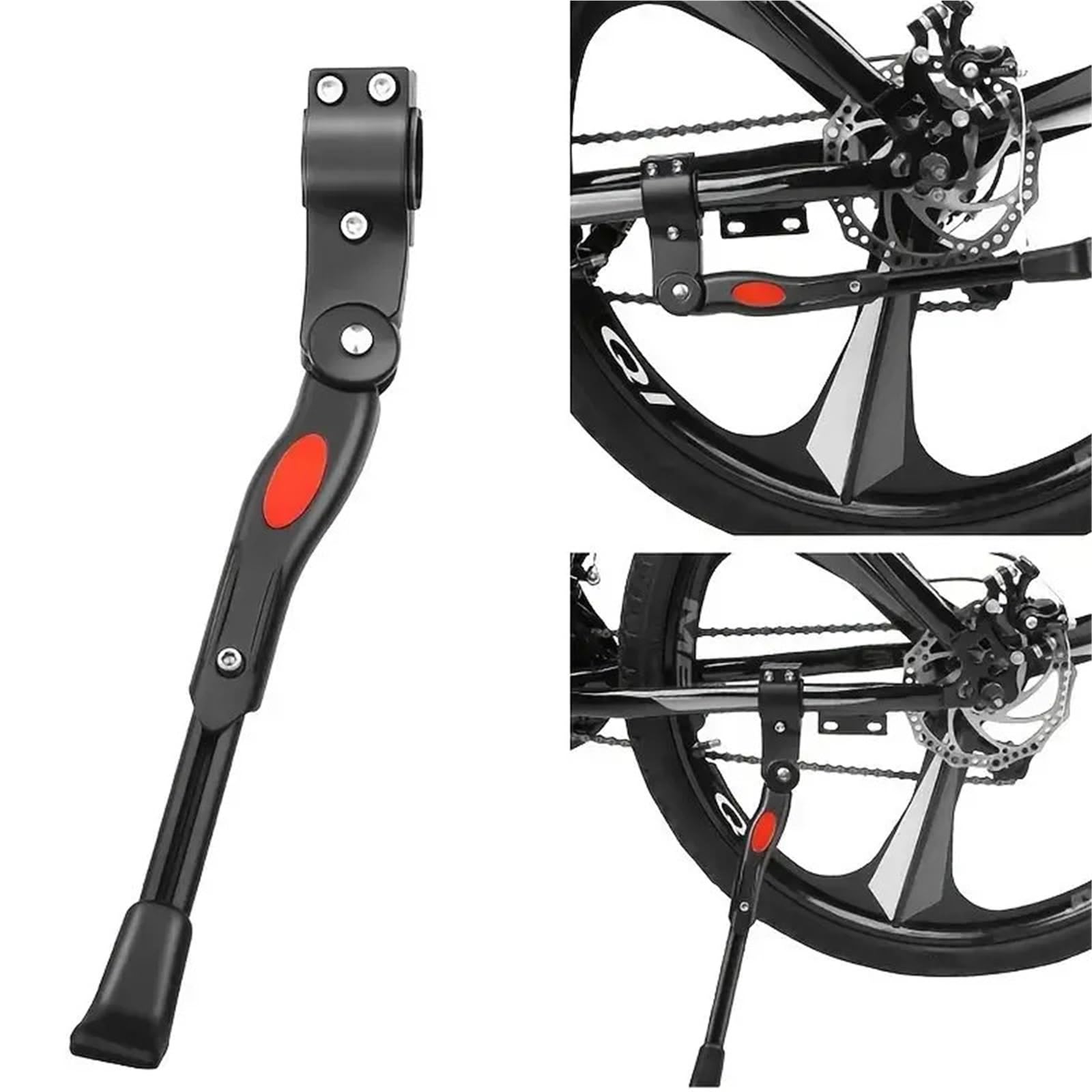 Verstellbarer Fahrradständer, Parkständer, Seitenstütze, für Mountainbike, Rennrad, 6 Stück