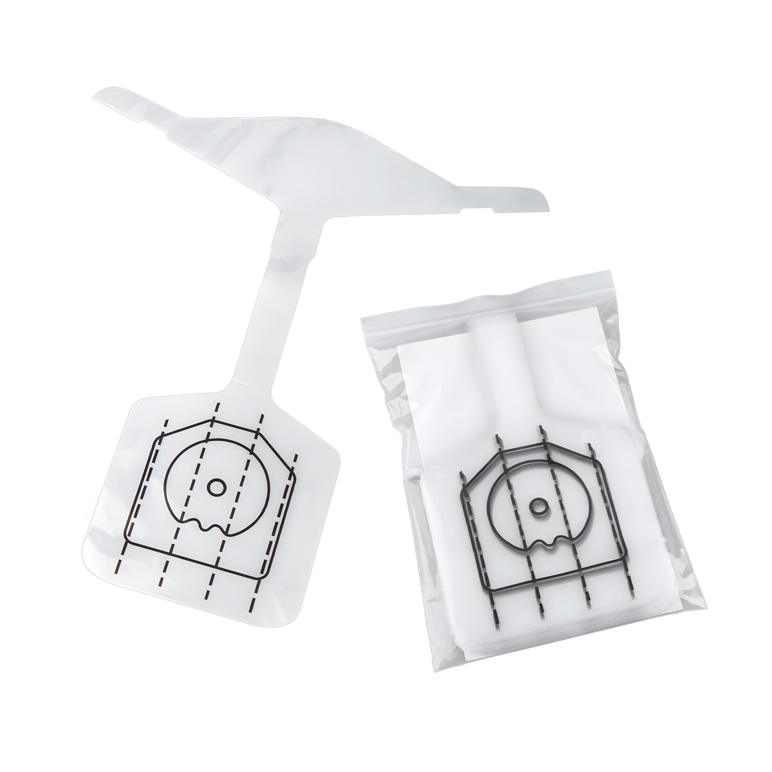 Lot de 100 sacs à poumons jetables pour masque facial CPR pour nourrisson, compatibles avec les mannequins Prestan Professional et Ultralite pour nourrissons, parfaits pour les mannequins