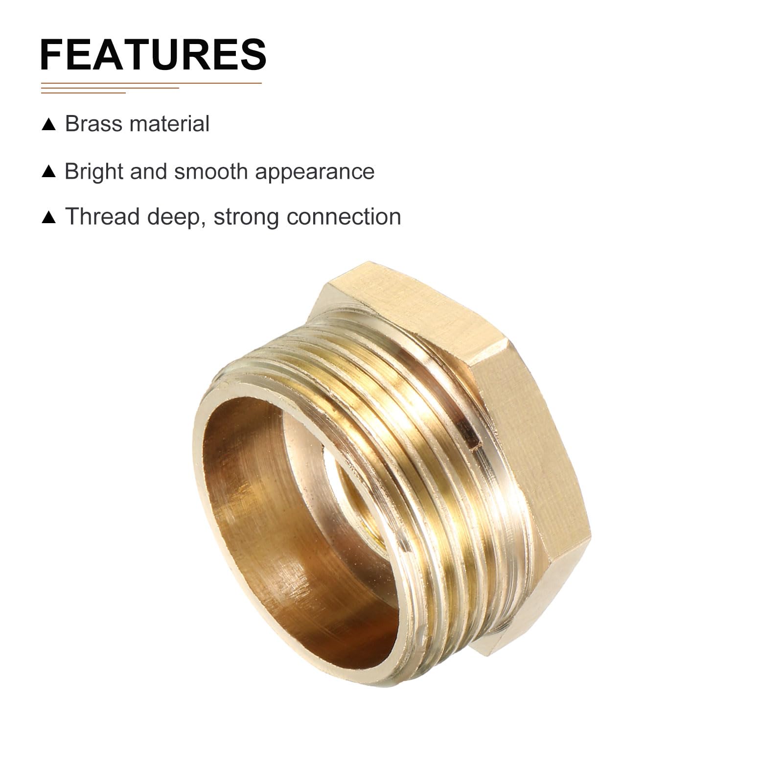 3 Pezzi Raccordo Ottone G1/4 Maschio X G1/8 Femmina | Adattatore Riduttore Per Tubi - Foto 13