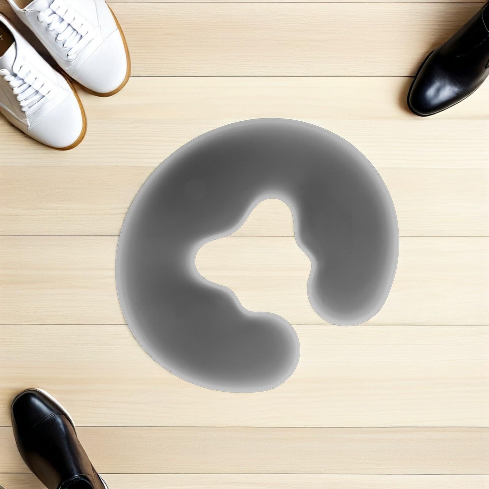 Cuscino Massaggio Viso in Silicone Ergonomico a Forma di U con Supporto Morbido per Spa e Trattamenti Corpo con Respirazione senza Cuciture e Rilassamento Profondo