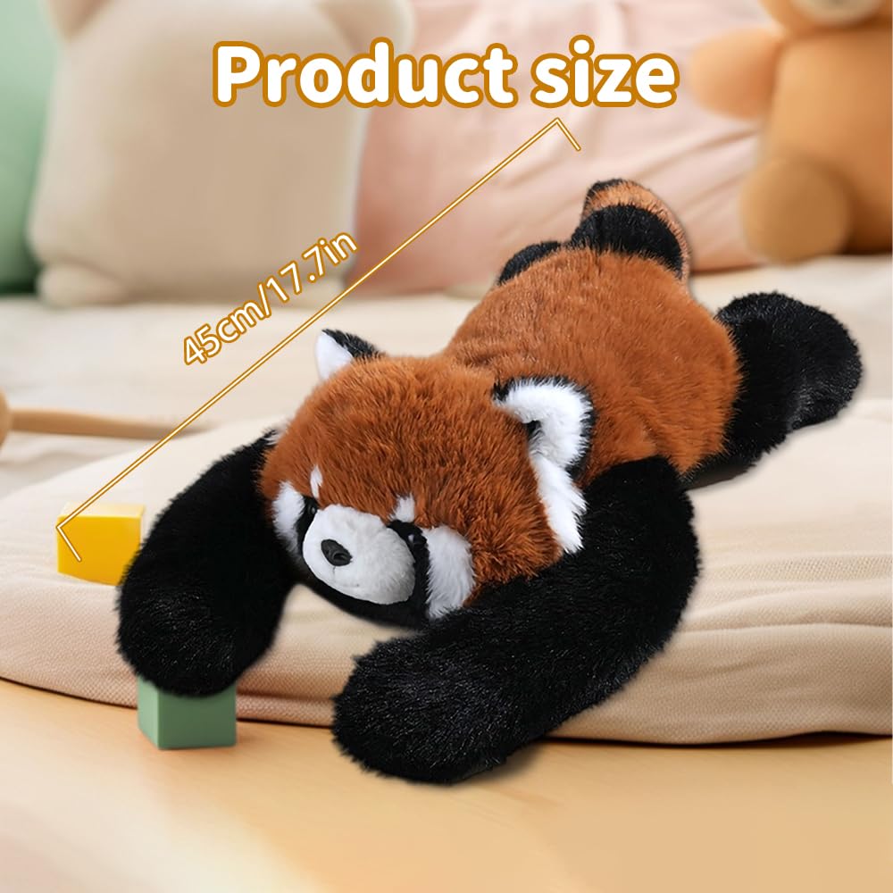 Jonuin Weighted Plush Red Panda, 1KG Weighted Stuffed Animal, 45cm Cute Weighted Teddy - Image 2