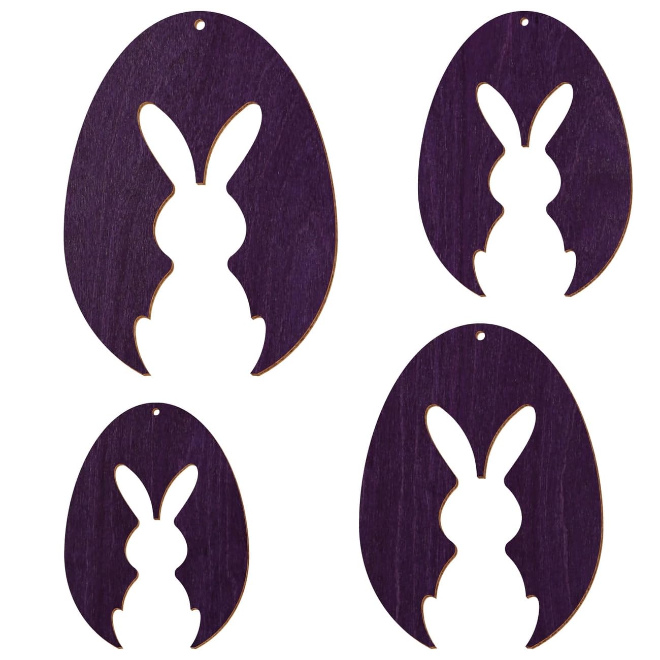 V2 - Uova di Pasqua in legno colorato, decorazione per Pasqua, motivo uovo di Pasqua 16, altezza (dimensione): 43 cm di altezza