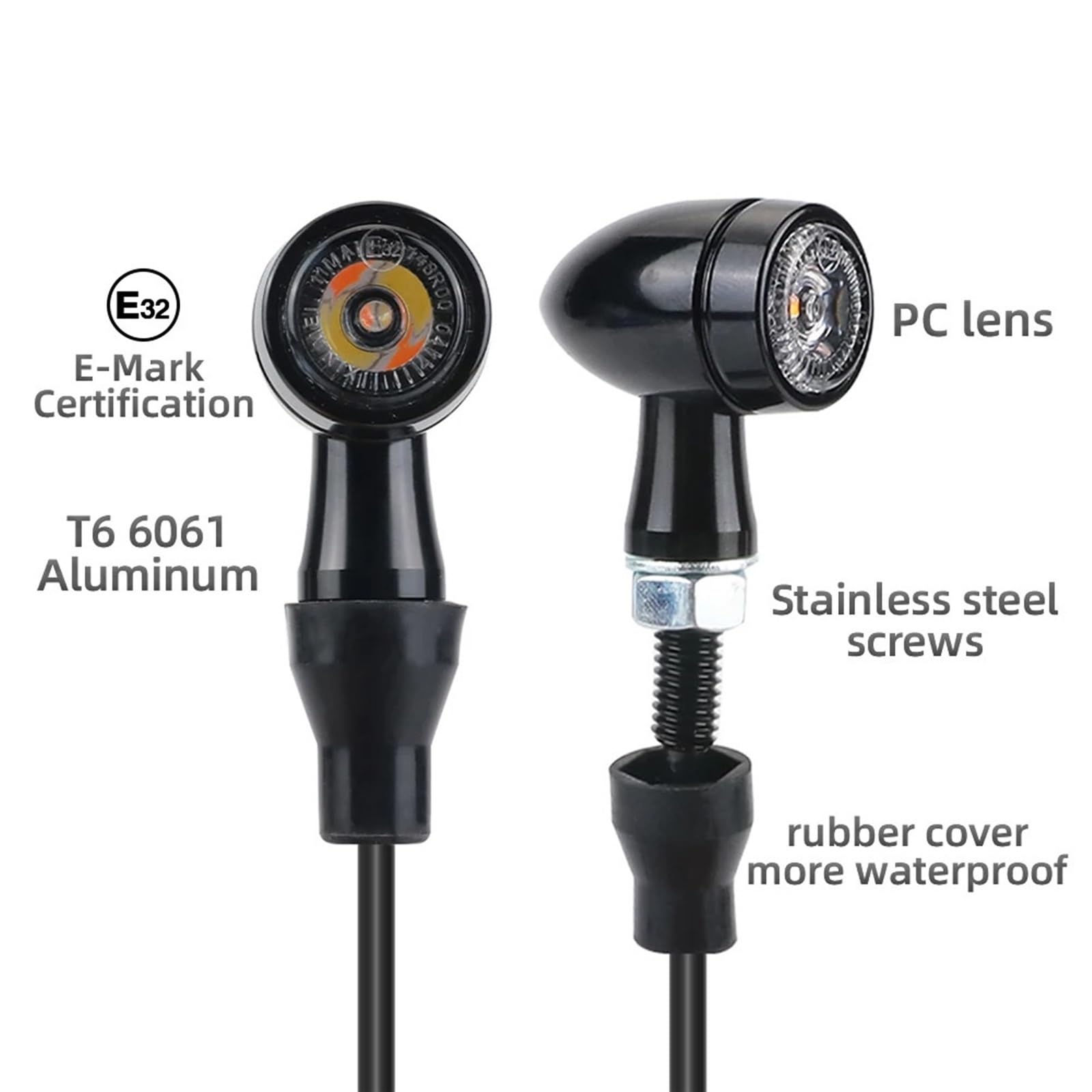 Dla CFMOTO, 450CLC, tylny kierunkowskaz motocykla LED migacz