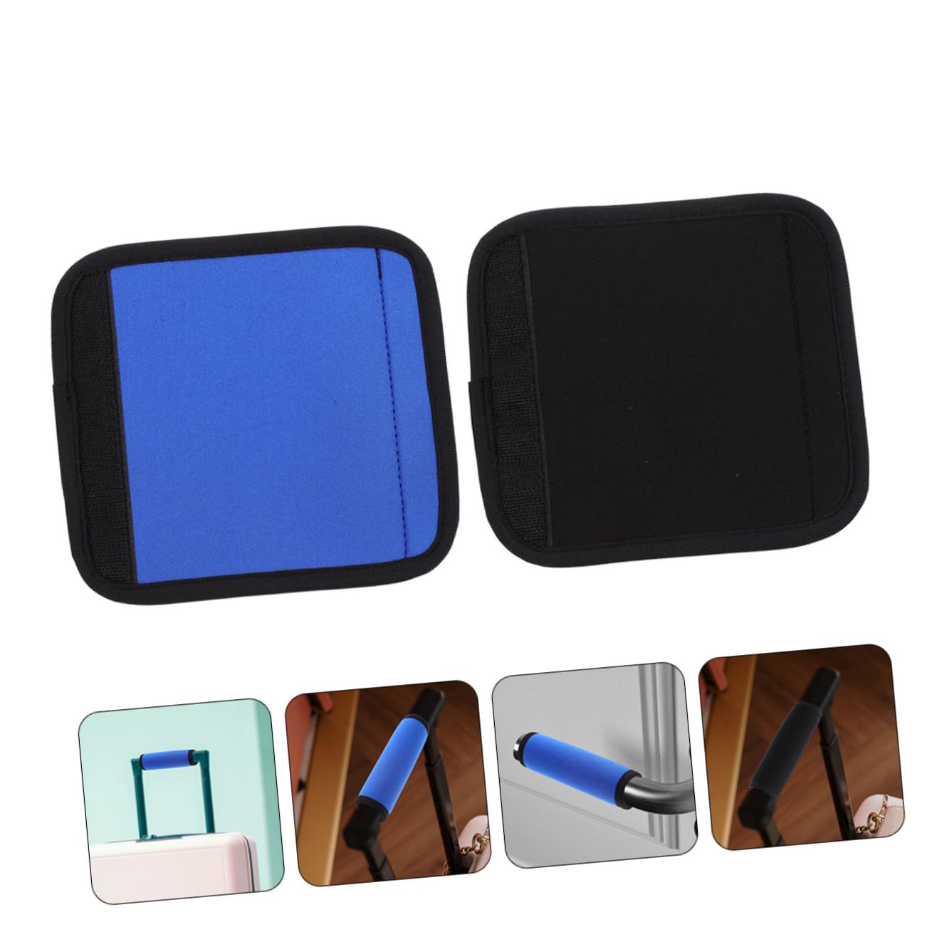 10piezas Funda De Manija De Equipaje De Neopreno Protección Cómoda para Mano Accesorios De Viaje para Maletas y Mochilas