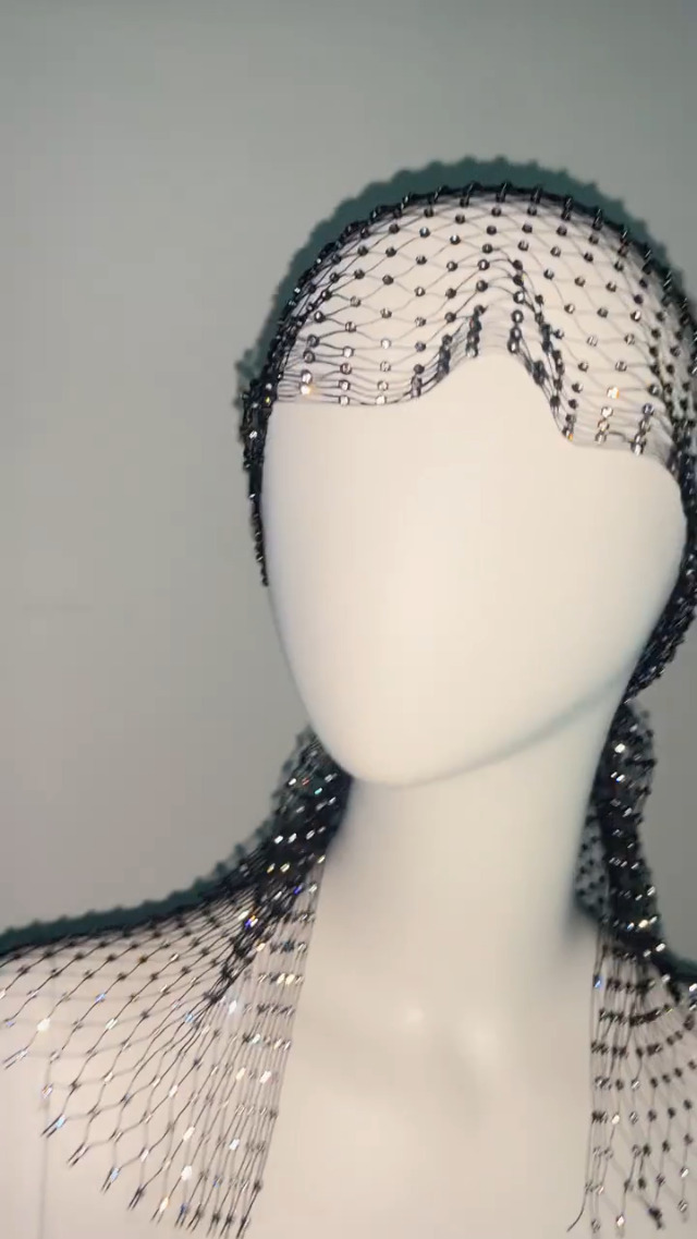 Bandana En Maille Style Crochet Multicolore | Accessoires | PLT FR