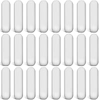 Vista 8 de Weewooday 80 piezas de mezclador magnético de PTFE, barra de agitador blanco de acero inoxidable para laboratorio, barra de placa de agitación