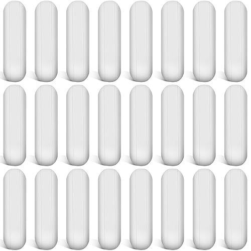 Miniatura 13 de Weewooday Barra agitadora magnética de PTFE, 4 piezas, acero inoxidable de color blanco, barra de placa de agitación de PTFE, barra magnética