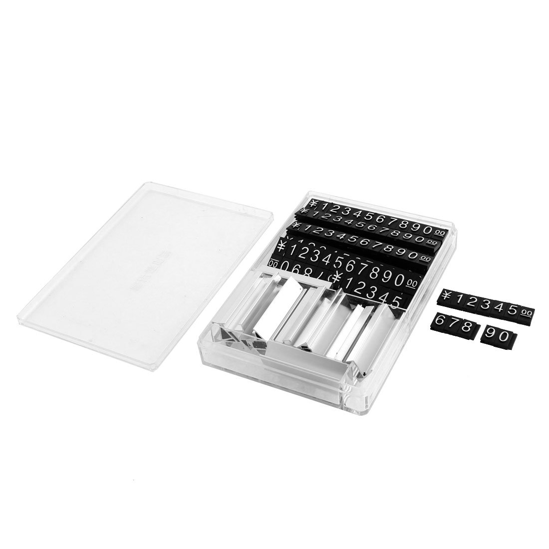 Sourcingmap 16 Sets Price Display Counter Stand