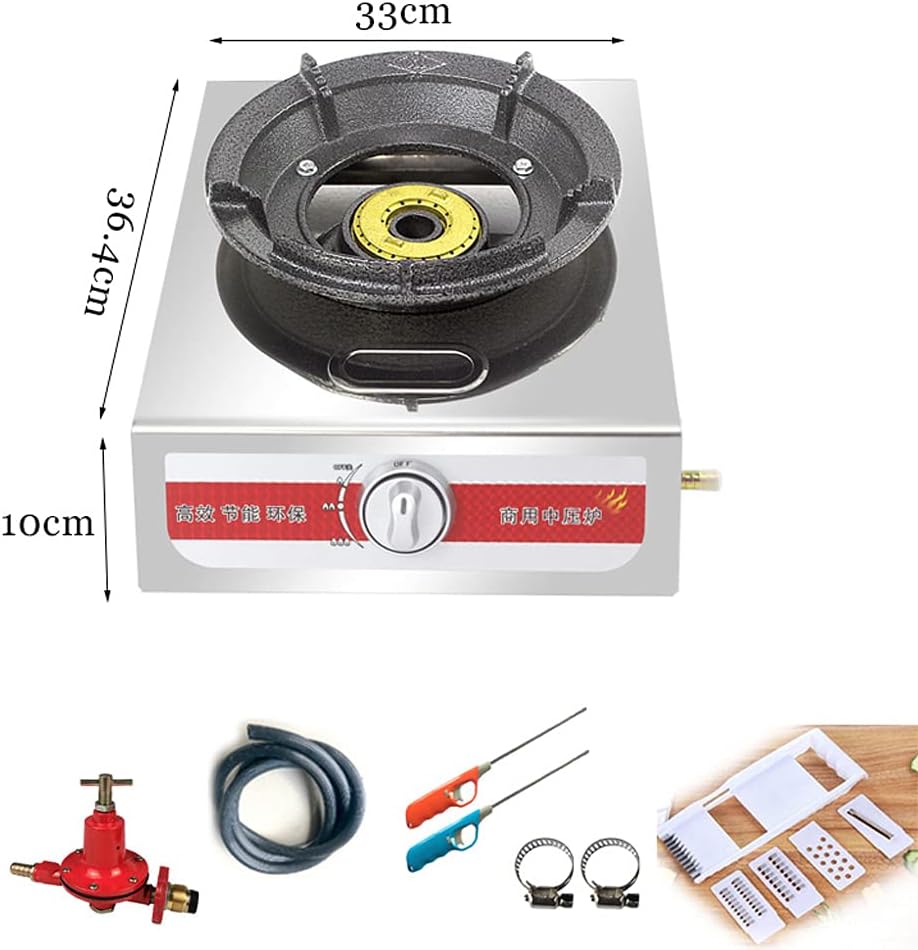 Gas Cooktop Desktop Medium And High Voltage Fierce Fire Liquefied Gas Claypot Stove/Commercial Multifunctional (Liquefied Gas 1 Burner) (Liquefied Gas 1 Burner)