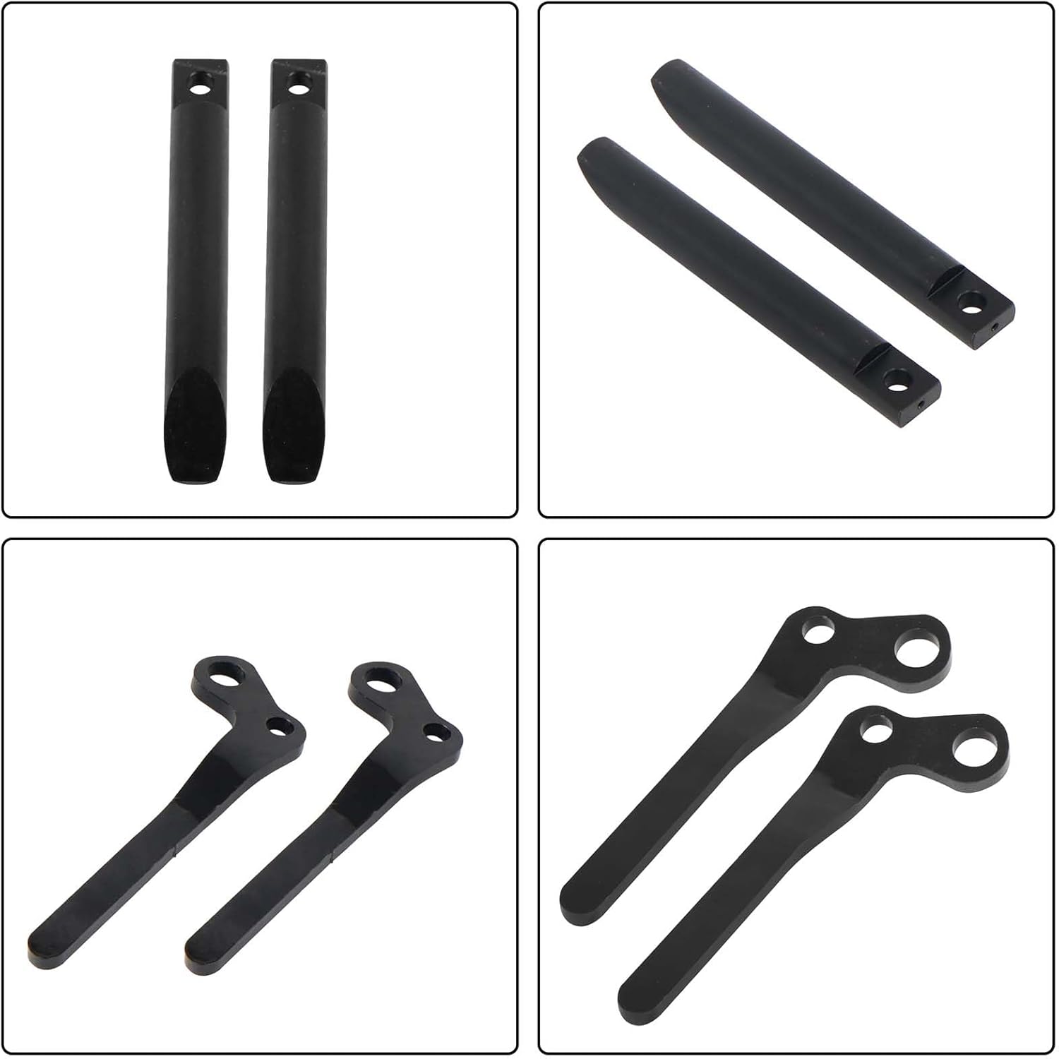 Left and Right Hand Bobtach Lever Kit Replacement for Bobcat Skid Steer S450 S510 S530 S550 S570 S590 S595 S630 S650 S740 S750 S770 S850 6724776 & 6724775