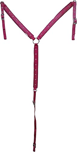 Miniatura 3 de Juego de tachuelas sintéticas de caballo con riendas, colores disponibles negro, marrón, rojo, rosa, azul, verde azulado, morado en tamaños