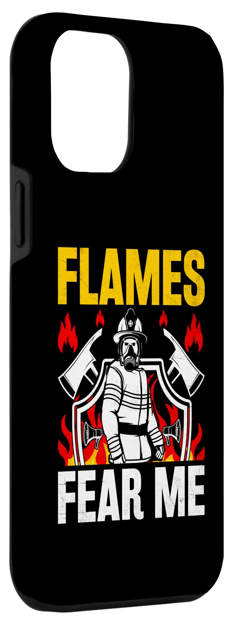 iPhone 14 Pro Max Flames Fear Me Firefighter Firefighting Fire Rescue Case - Image 3