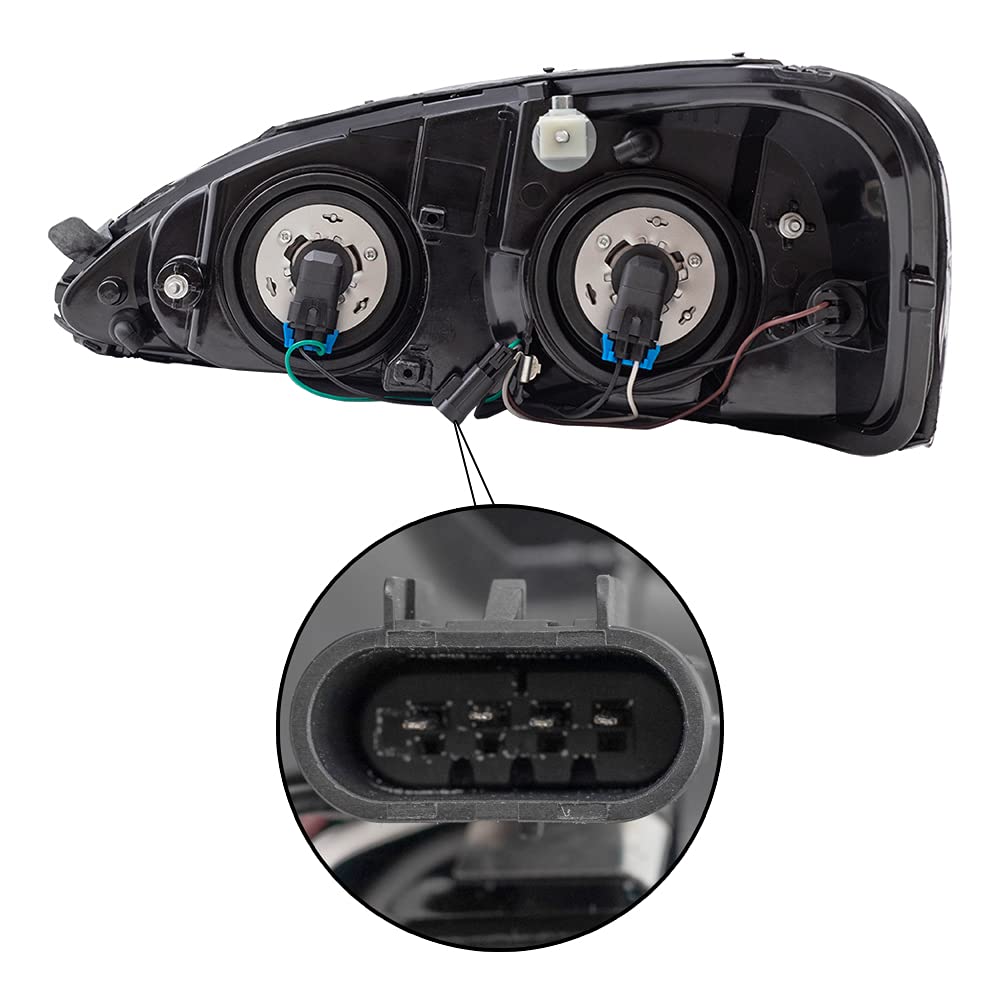 Amazon.com: Brock Replacement Passenger Halogen Headlight 