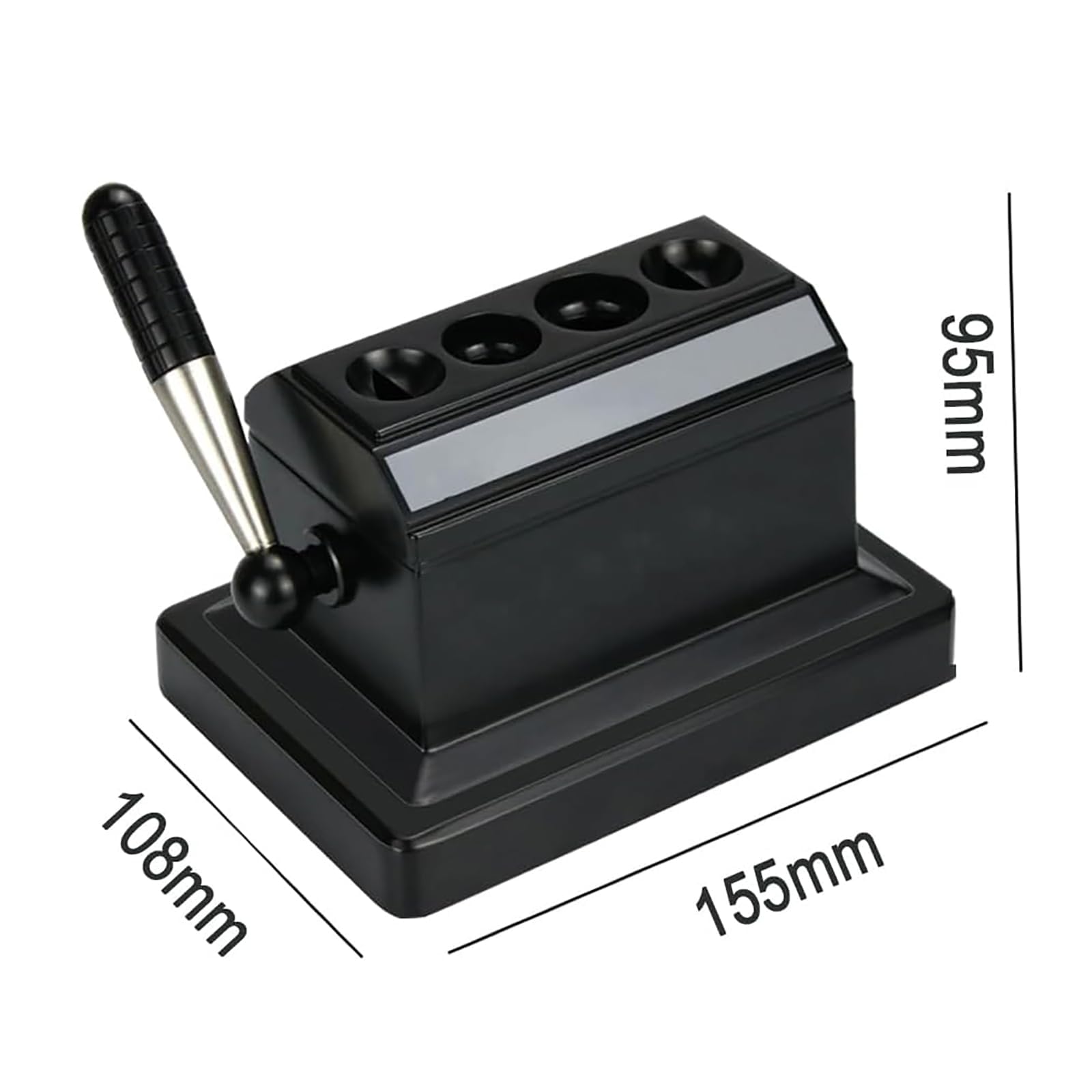 COYEUX Tisch-Zigarrenschneider, Zigarrenschneider-Guillotine, für Ringstärke 52 und 60, 2-Loch-Flachschnitt und 2-Loch-V-Schnitt, als Geschenk für Ehemann, Vater, Freunde