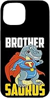Vista 6 de Brother Saurus Brother Dinosaur T-Rex Superhero Case for iPhone 16