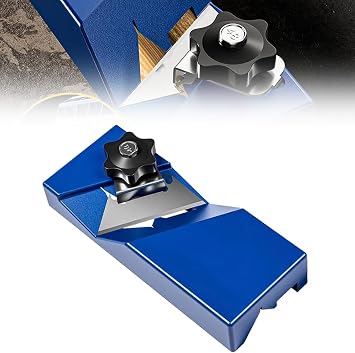 Portable Precise Hand Plane Gypsum Board Cutting Tool,Plasterboard Fast Cutter,45/90 Chamfering Planing Deburring Tool Blue